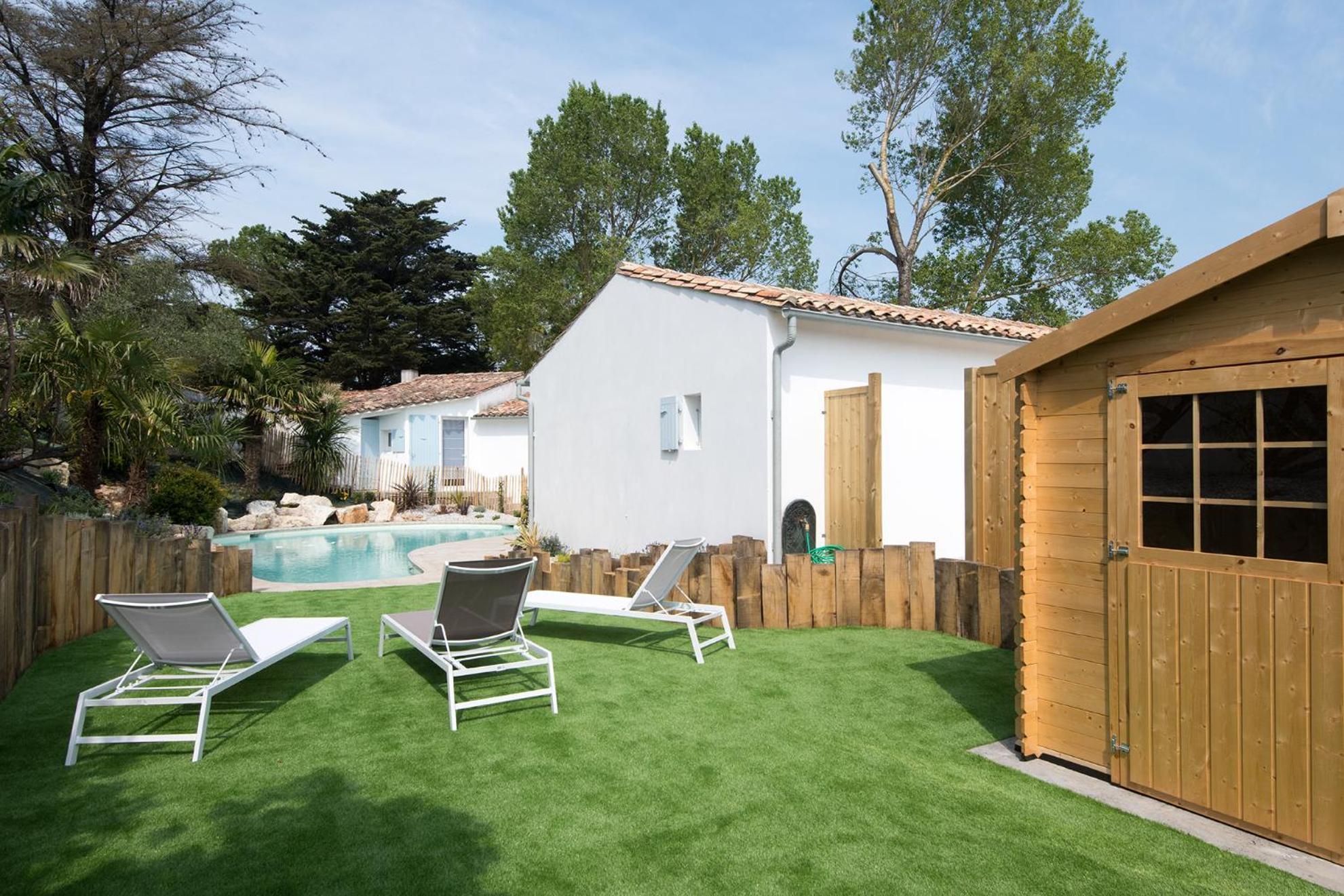 Tres Belle Villa Avec Piscine Le Bois-Plage-en-Re Bagian luar foto